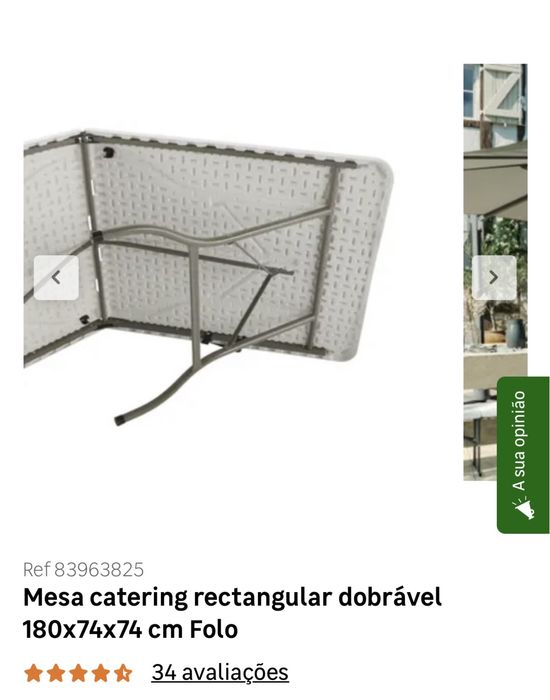 Mesa dobravel grande