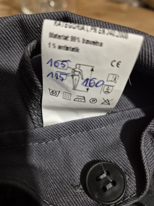 Odziez ochronna antyelektrostatyczna