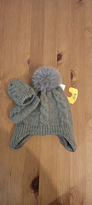 Conj. Gorro e luvas bebé