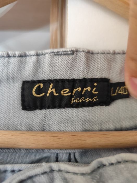 Szare jeansy skinny Cherri Jeans r. L/40