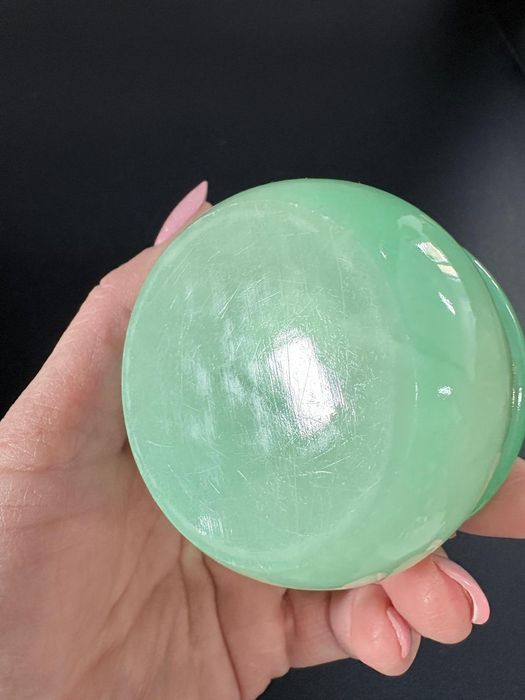 Szkatułka z kwiatem vintage włoski alabaster