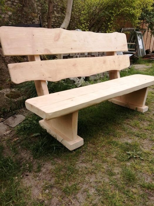 Piękne ławki biesiadne - ogród, działka, altana