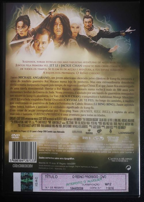 DVD "O Reino Proibido"
