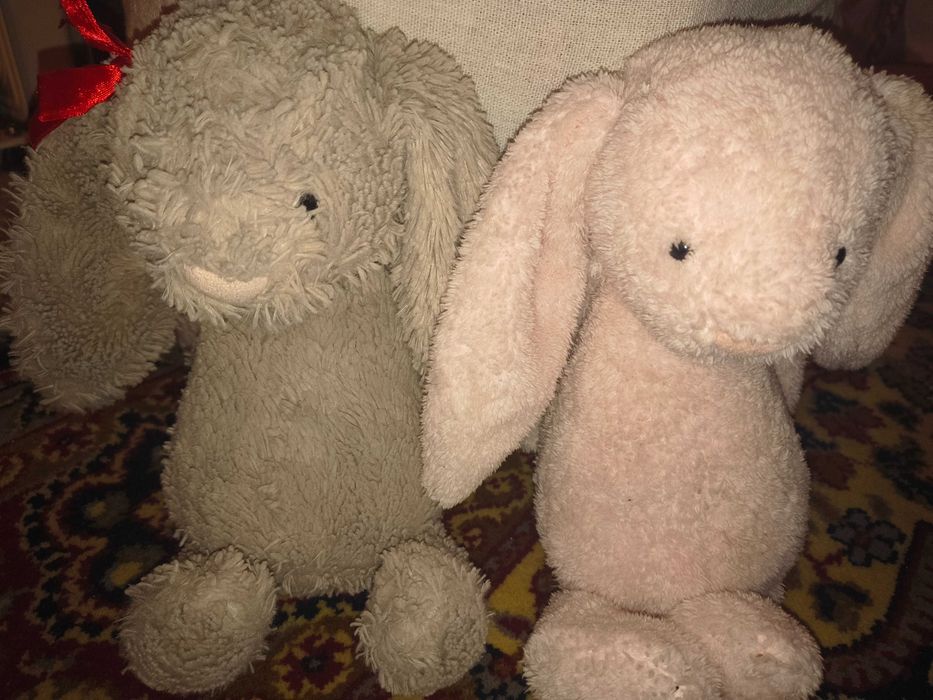 Мимишные дружочки Зайки.розовый Зайка-погремушка