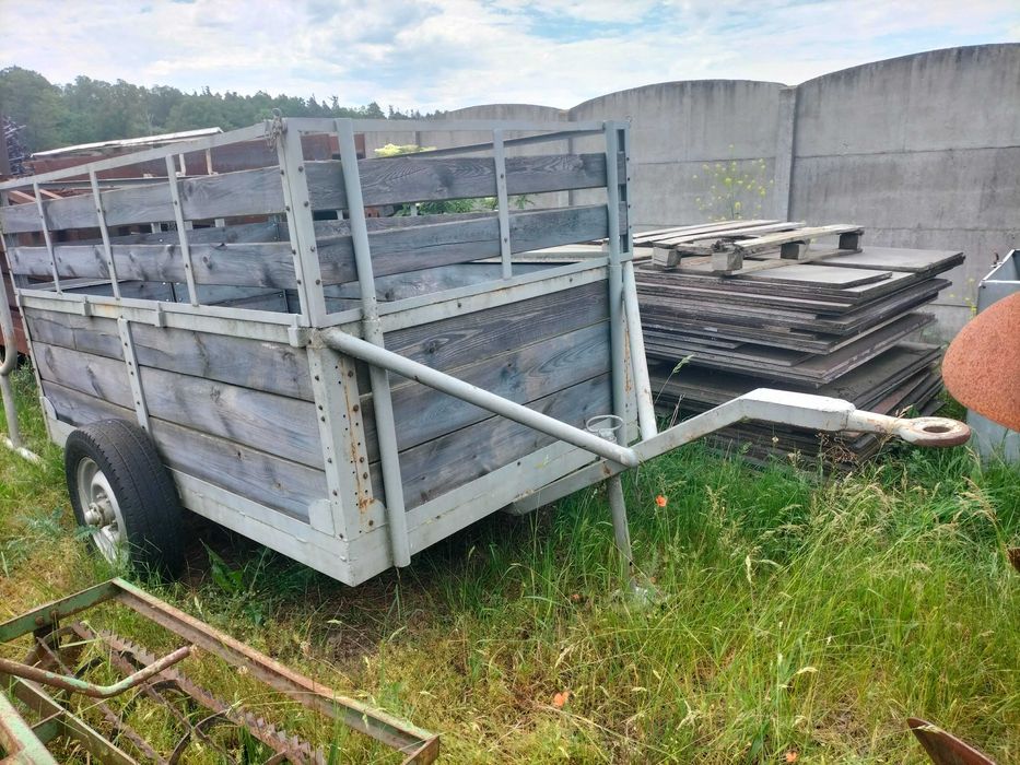 Przyczepka jednoosiowa do traktora