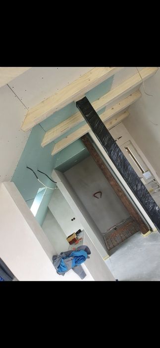 Adaptacja podaszy Szpachlowanie Malowanie