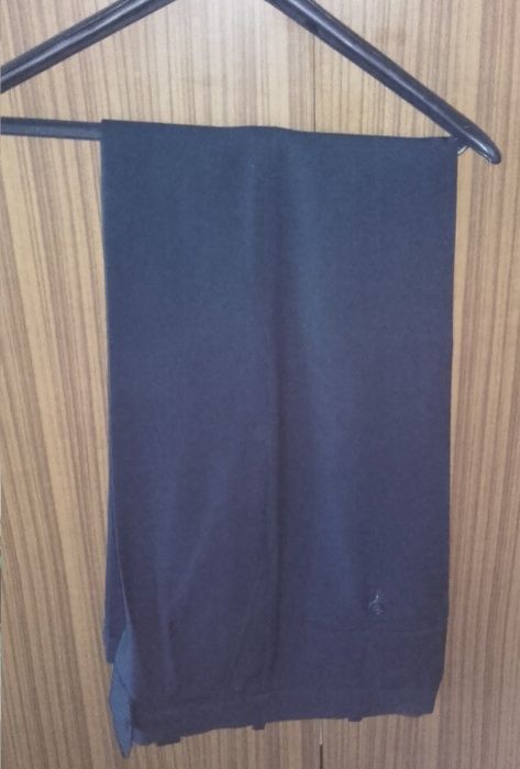 Garnitur z kamizelką, granatowy.