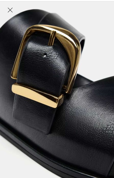 Шльопанці чорні zara 36