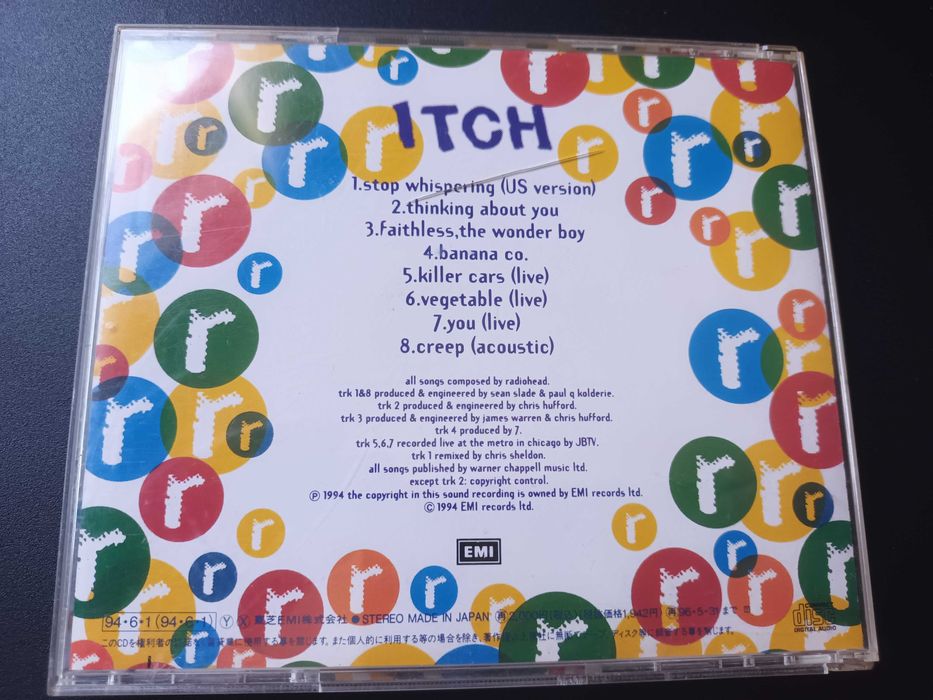 Radiohead - Itch (1994) Edição Japonesa