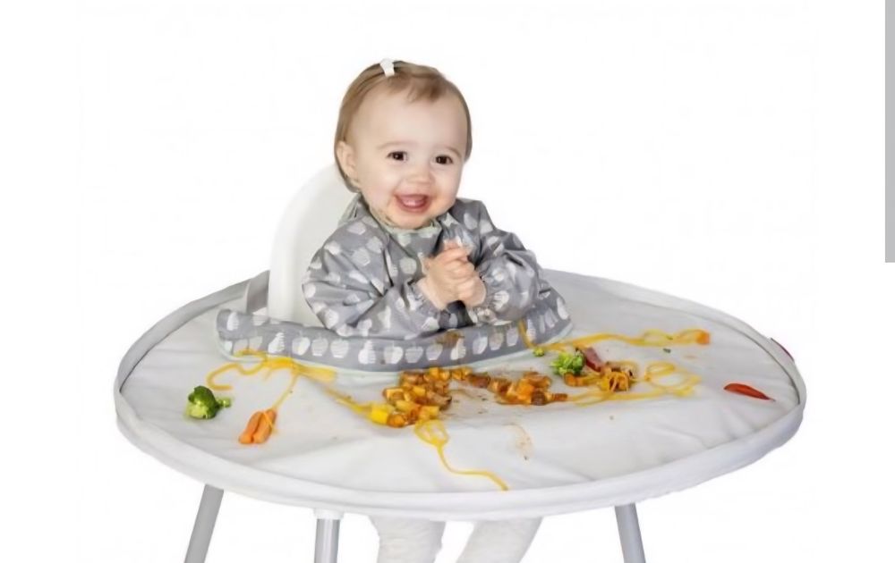 Kit Tabuleiro e babete para BLW - Tidy Tot