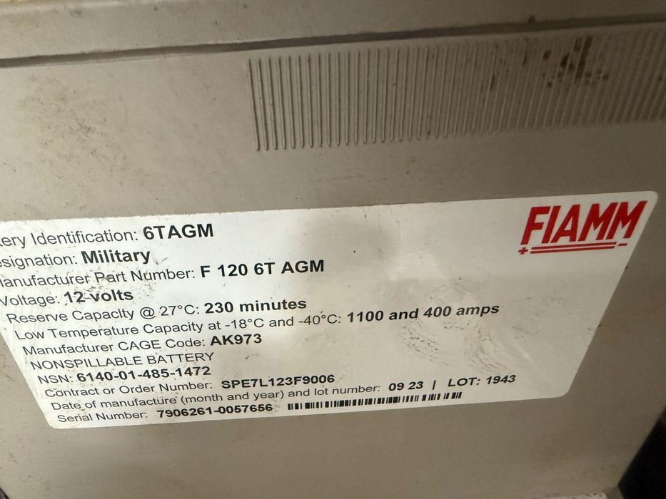 Akumulator 12v 120ah WYSYŁKA 24h AGM