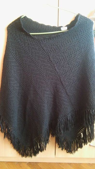 Ponczo damskie, czarne