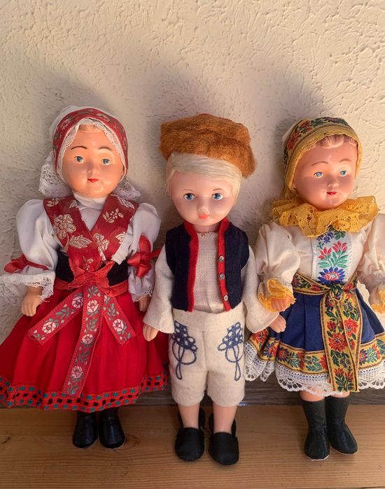 Ляльки вінтаж Lidova Tvorba Чехія СССР Кукла тортулон колкий пластик