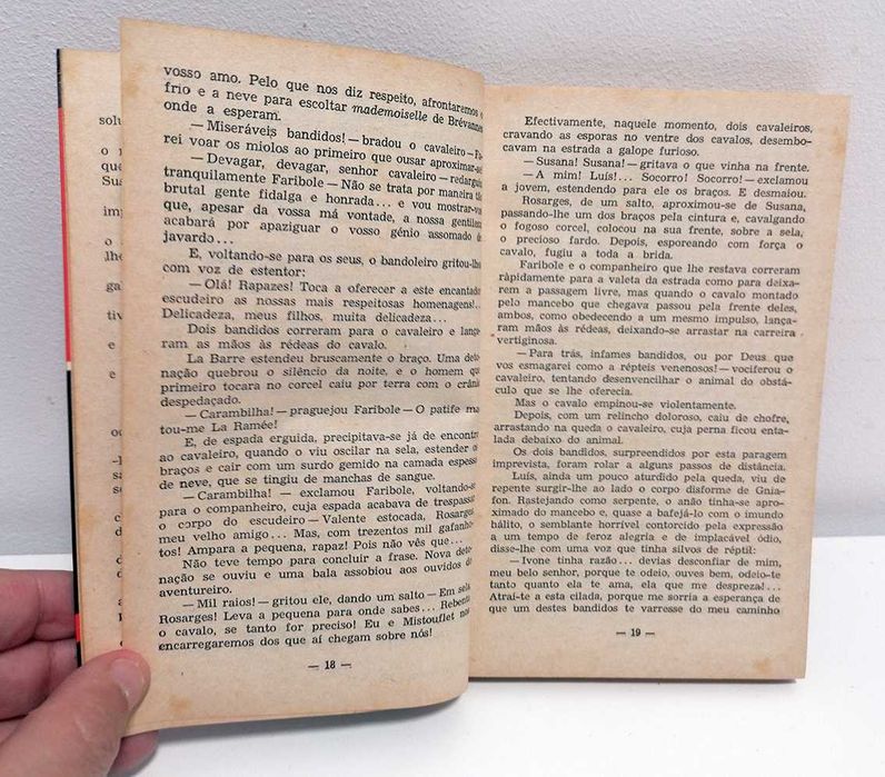 O Máscara de Ferro (3 volumes), de E. Ladoucette (1965)