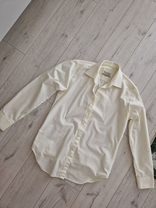 Koszula Tom Wypych slim fit L kremowa