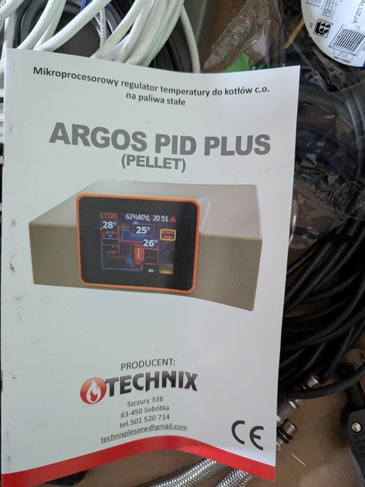 NOWY kocioł 12 kW pellet  – 5 klasa – komplet dokumentów