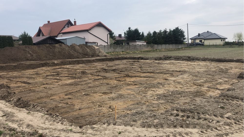 Usluga minikoparka, koparka kołowa, ładowarką teleskopową