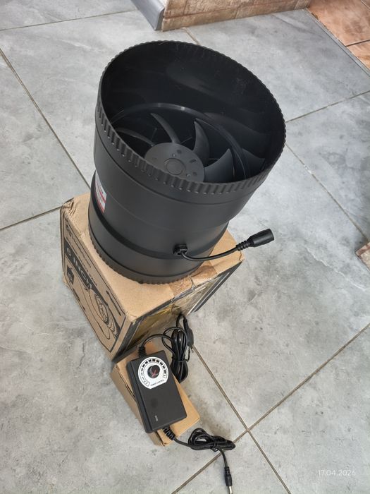 Канальний вентилятор Hon&Guan HI-150SD 150мм (6") з регулятором