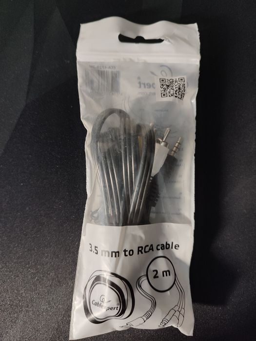 Новый композитный аудио видео кабель Cablexpert 3.5 to RCA 2м тюльпаны