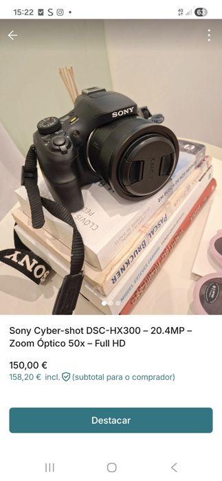 Sony Cyber-shot DSC-HX300 – 20.4MP – Zoom