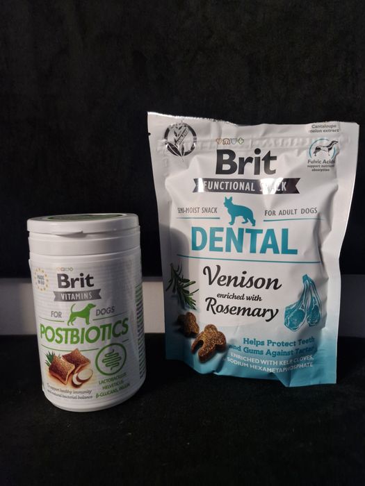 Brit smaki dla psa smakołyki oraz probiotyki