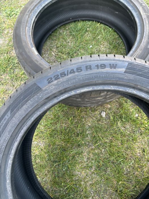 Opony 225/45/19 continental ladne