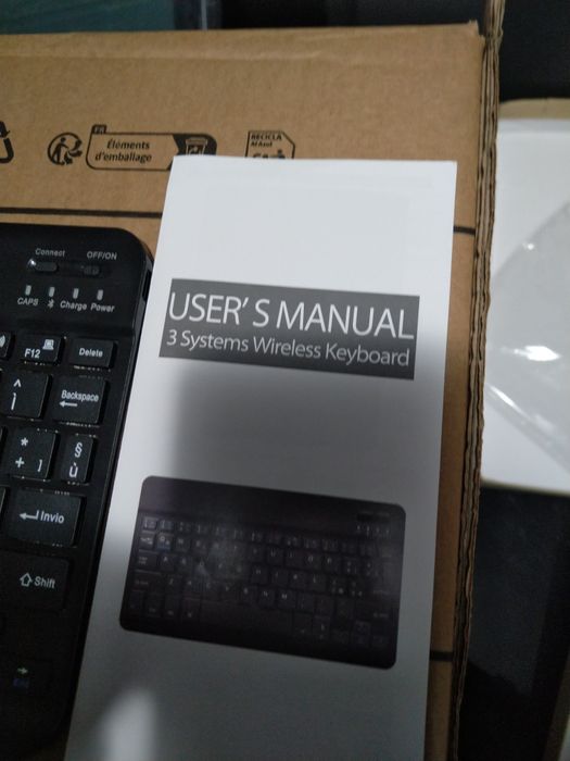 Teclado sem fios novo