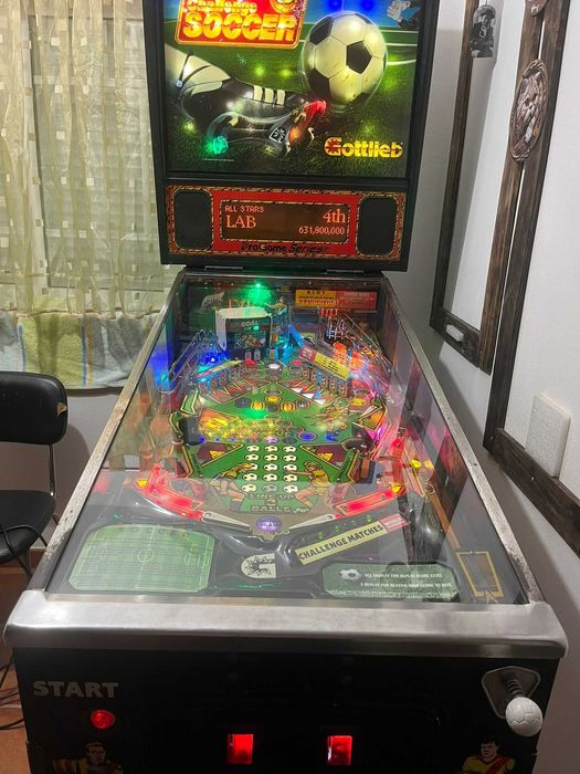 Máquina Pinball/Flipper Gottlieb World Challenge Soccer