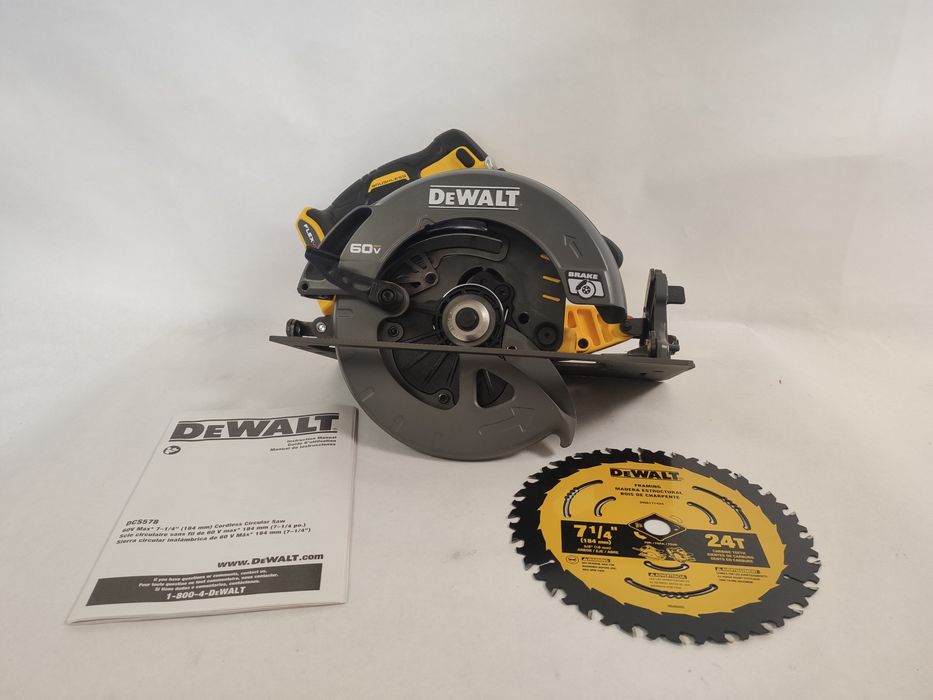 Безщіткова циркулярна дискова пила DeWALT Flexvolt 60Vmax DCS578B
