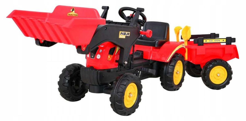 GOKART Traktor z przyczepką + Akcesoria