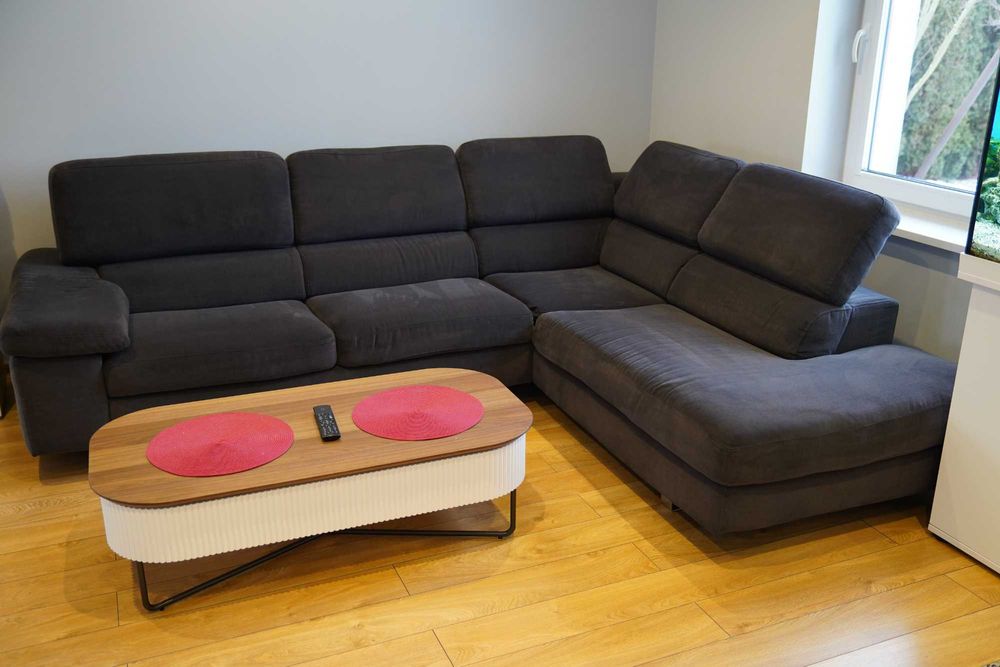 sofa welur narożnik emmohl wypoczynek