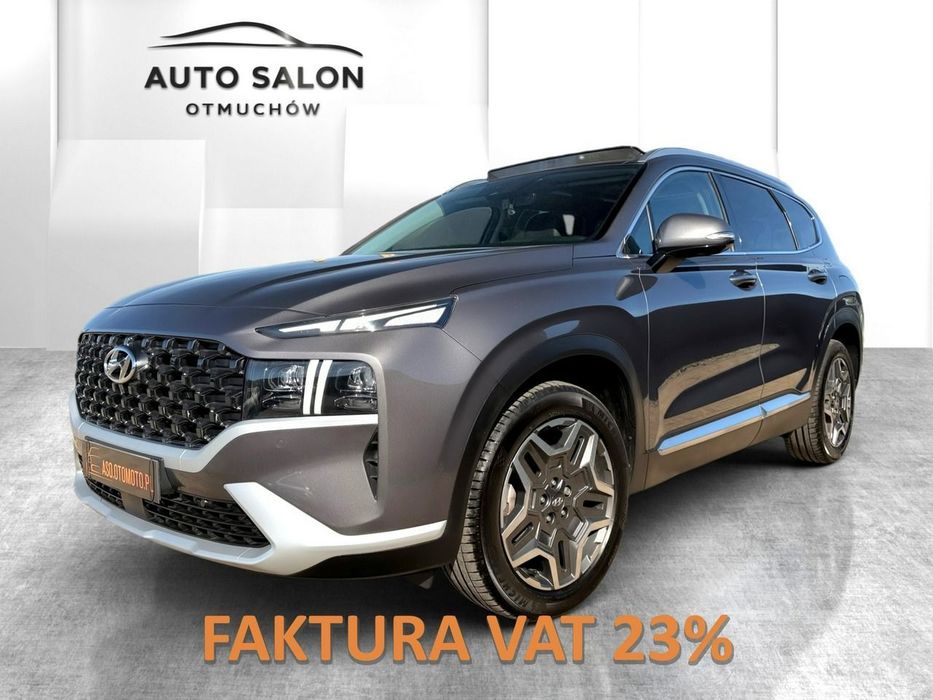 Hyundai Santa Fe FUL LED panorama skóra kamery wentylacja parktronik 7 os.TOTALNY MAX