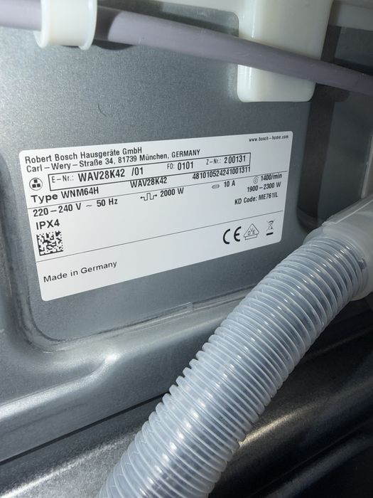 Пральна машина Bosch WAV28K42