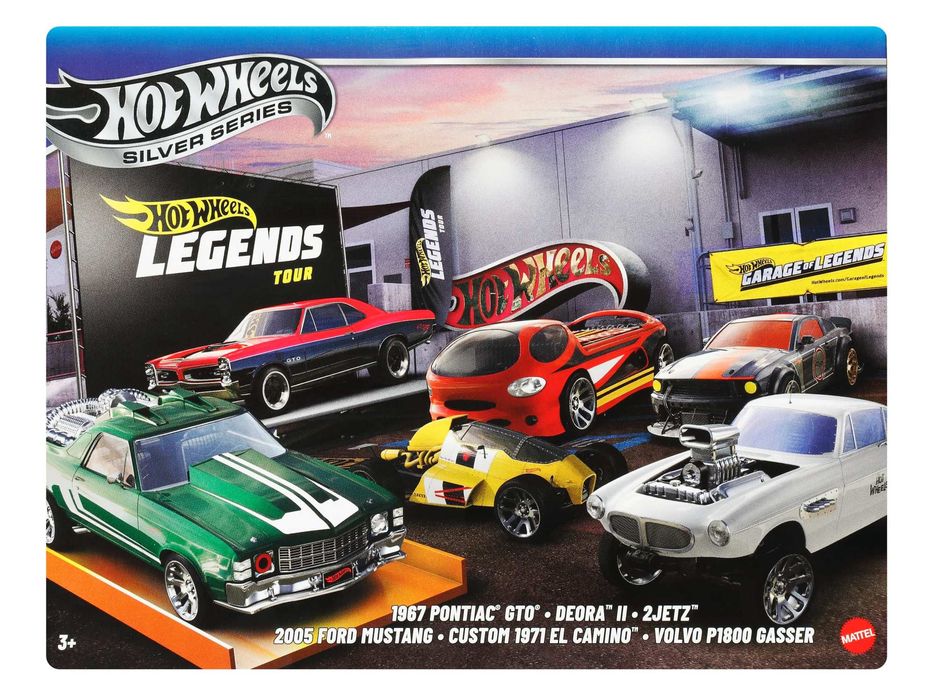 Hot Wheels Legends Samochody 1:64 6-pak Zestaw Zabawki auta 3+ JBY78. Hot Wheels