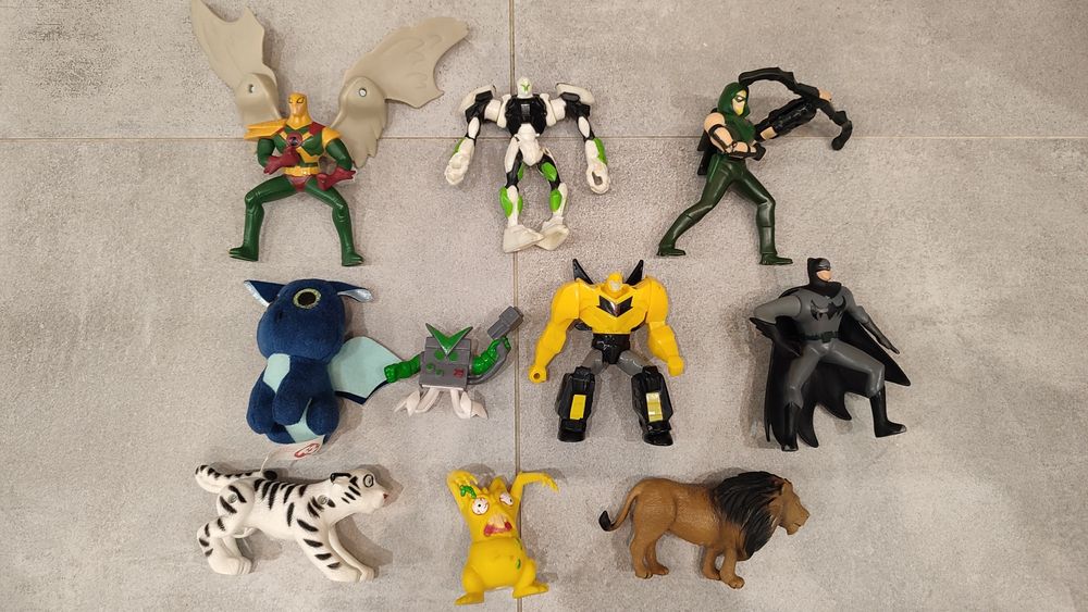 10 szt figurek Batman Transformers