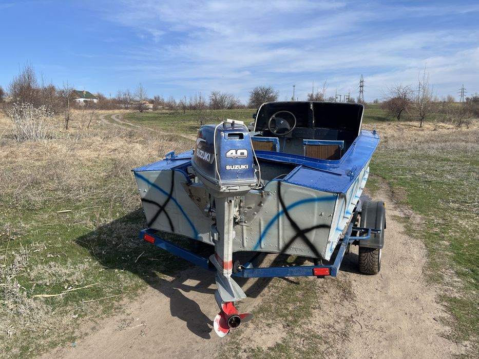 Човен Прогрес 2 + Suzuki DT40 + лафет можливий обмін