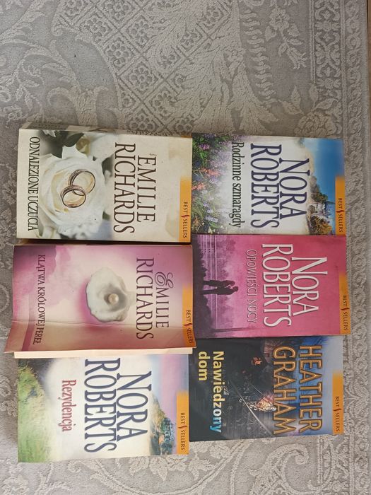 Zestaw książek bestsellery romans