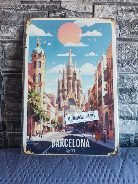 Placa Metálica 20x30cm Cidades