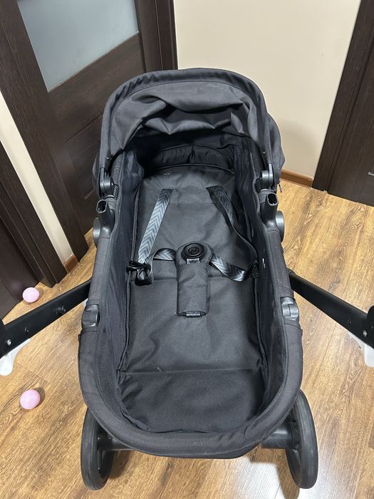 Wózek czarny cybex eos 2w1 gondola i spacerówka
