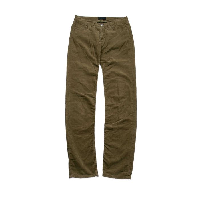 Acne Studios ace oliv cord spodnie sztruksowe 29/34us niski stan