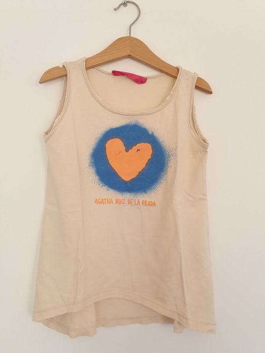 Top de alças Agatha Ruiz de la Prada para 8 anos