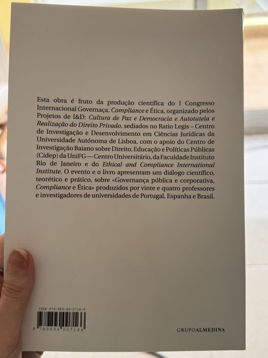 Livro Governança, Etica e Compliance