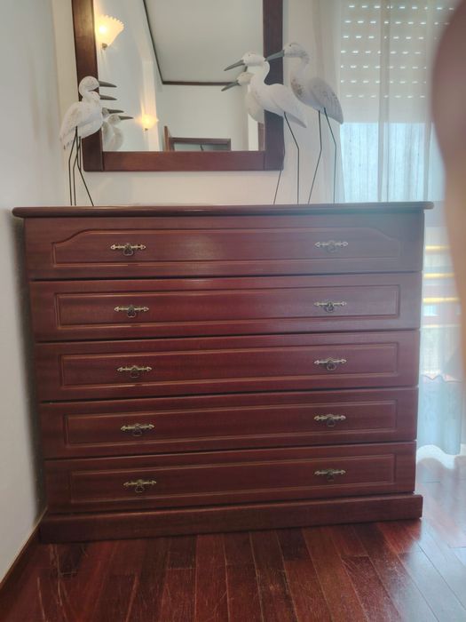 Cama, Cómoda e Mesas de cabeceira para Quarto