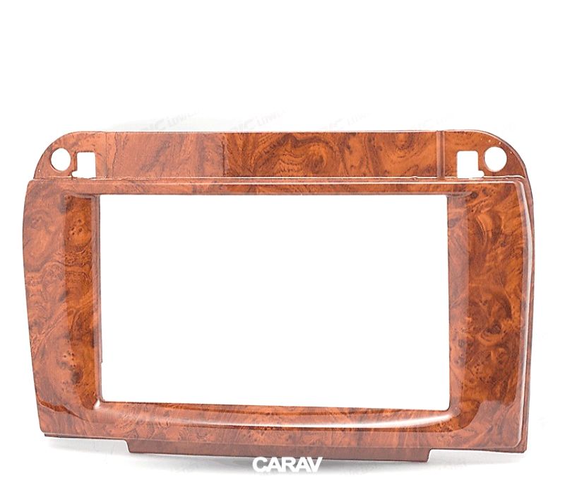 MOLDURA ADAPTADOR MADERA ALTO BRILHO PARA RADIO 2-DIN MERCEDES CLASE-CL W216 CLASE-S W220