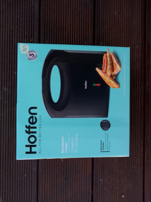 Toster Opiekacz do kanapek i tostów Hoffen 800 W