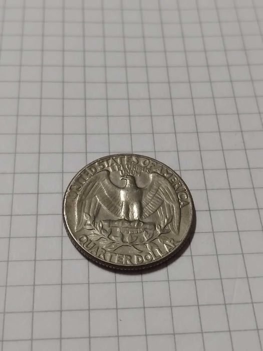 Moeda USA Quarter Dollar 1968