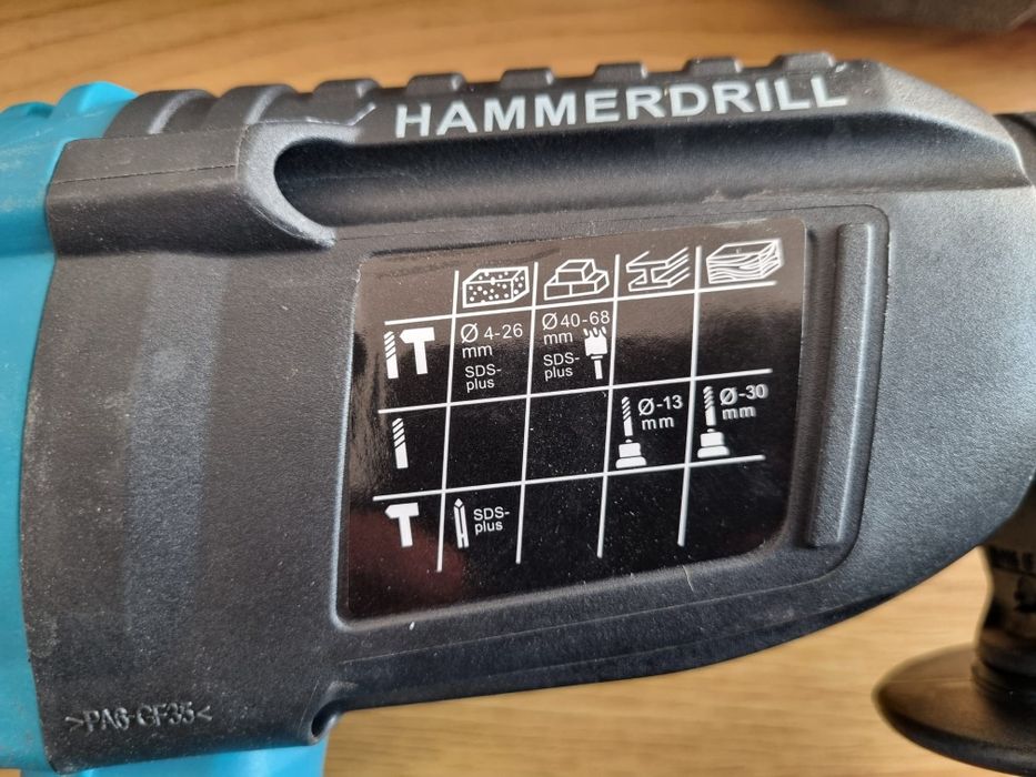 Martelo perfurador demolidor 2 baterias