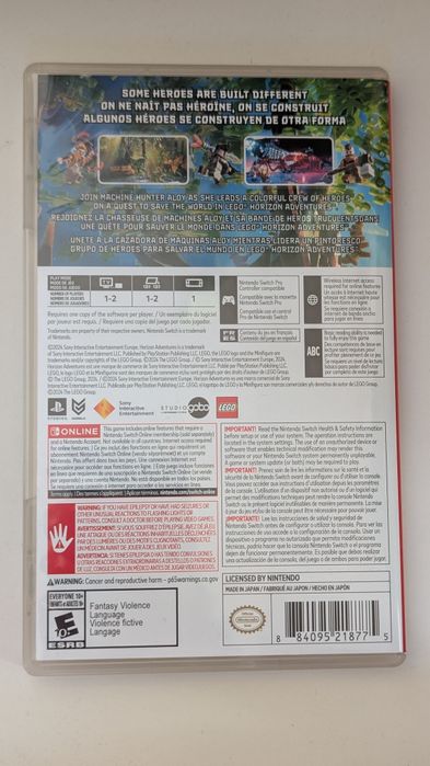 Lego Horizon Adventures Nintendo Switch PL