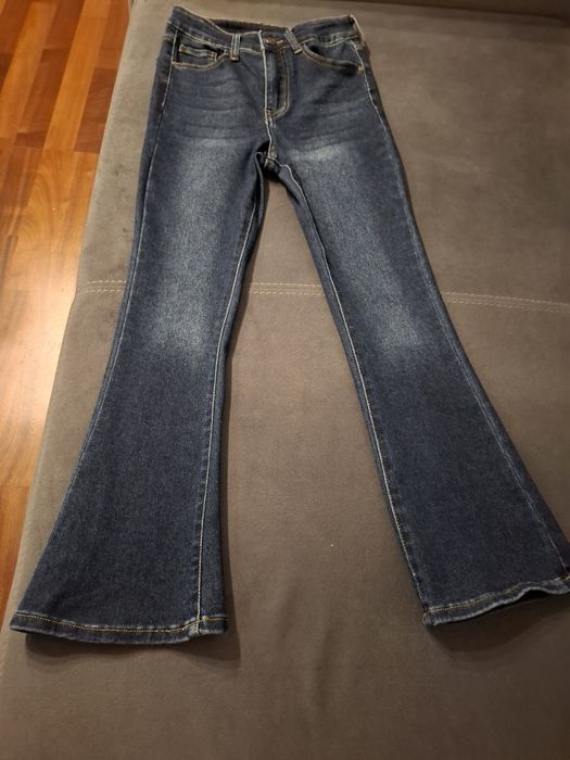 Spodnie jeans dzwony