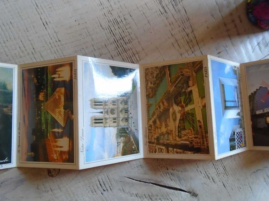 pocztówki rozkładane Paryż